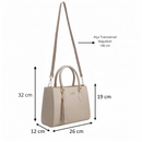 Kit Bolsa Feminina Sacola Grande + Bolsa Média + Tira Colo + Carteira
