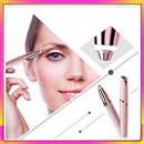 Portátil Feminino Barbeador De Sobrancelha Elétrico USB Recarregável Indolor Removedor De Pêlos Preciso Facial Lábio Tri