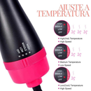 Escova 2 em 1 Alisadora e Secadora Com Cabo Giratorio Hair Styler 110v