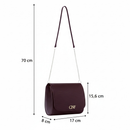 Kit Bolsa Feminina Sacola Grande + Bolsa Média + Tira Colo + Carteira