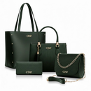 👜 Kit Bolsa Feminina 4 Peças Elegante Grande com Carteira – Lunae Care