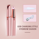 Caneta Depiladora Elétrica USB para Sobrancelhas e Rosto Indolor Feminina Recarregável LED – Lunae Care